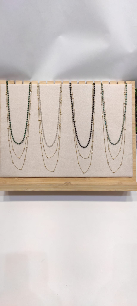 Wholesaler LOLO & YAYA - Giada multi-row necklace in stainless steel