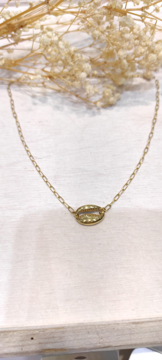 Wholesaler LOLO & YAYA - Stainless steel shell necklace