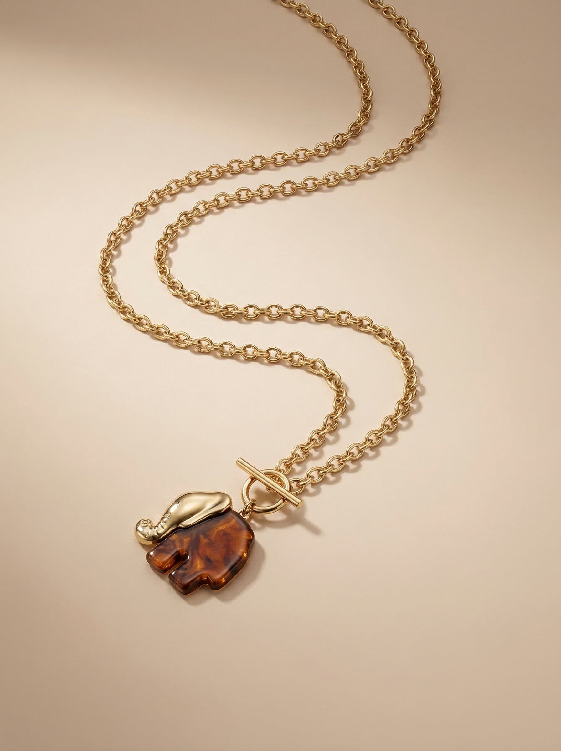 Wholesaler LOLO & YAYA - Colophaneam Elephant Stainless Steel Necklace/Pendant