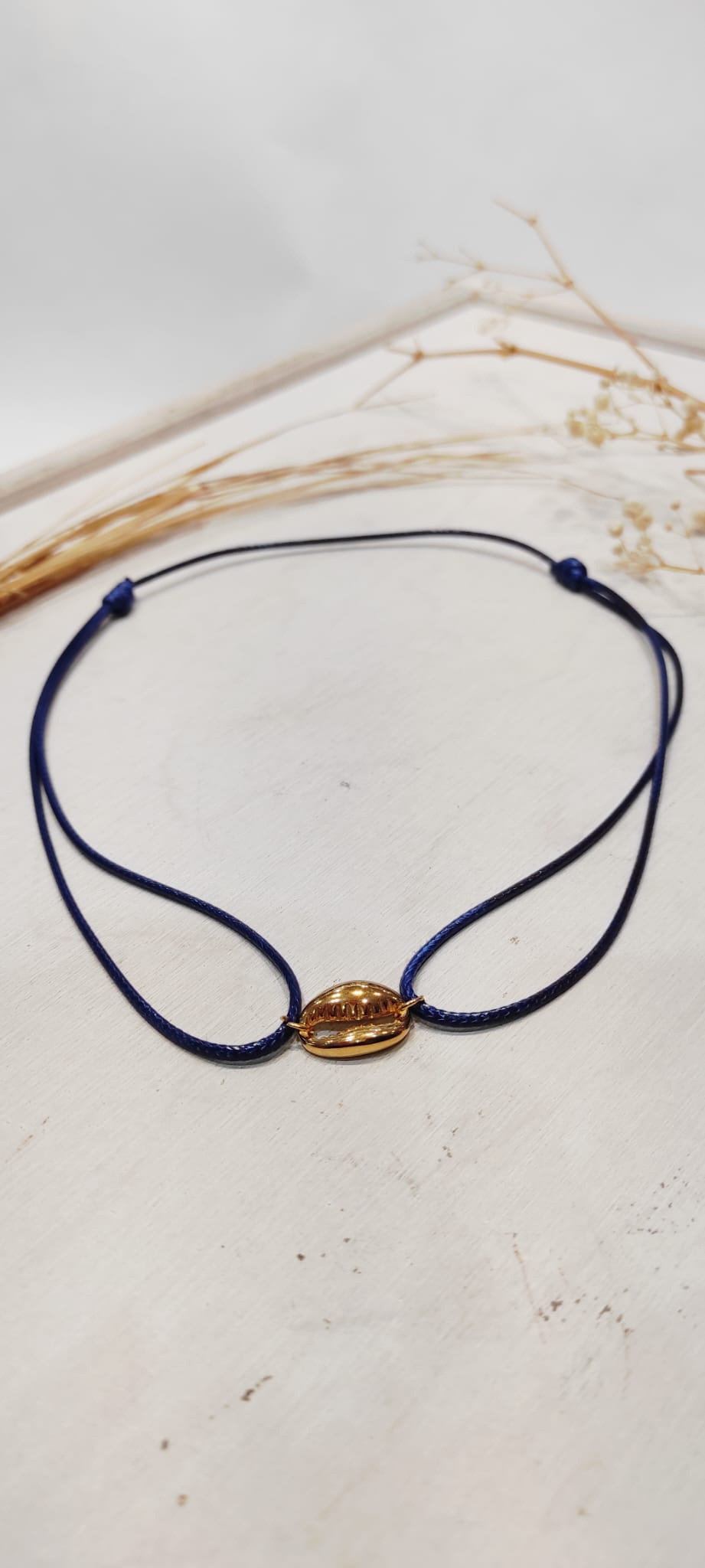 Wholesaler LOLO & YAYA - Fabric necklace with stainless steel shell