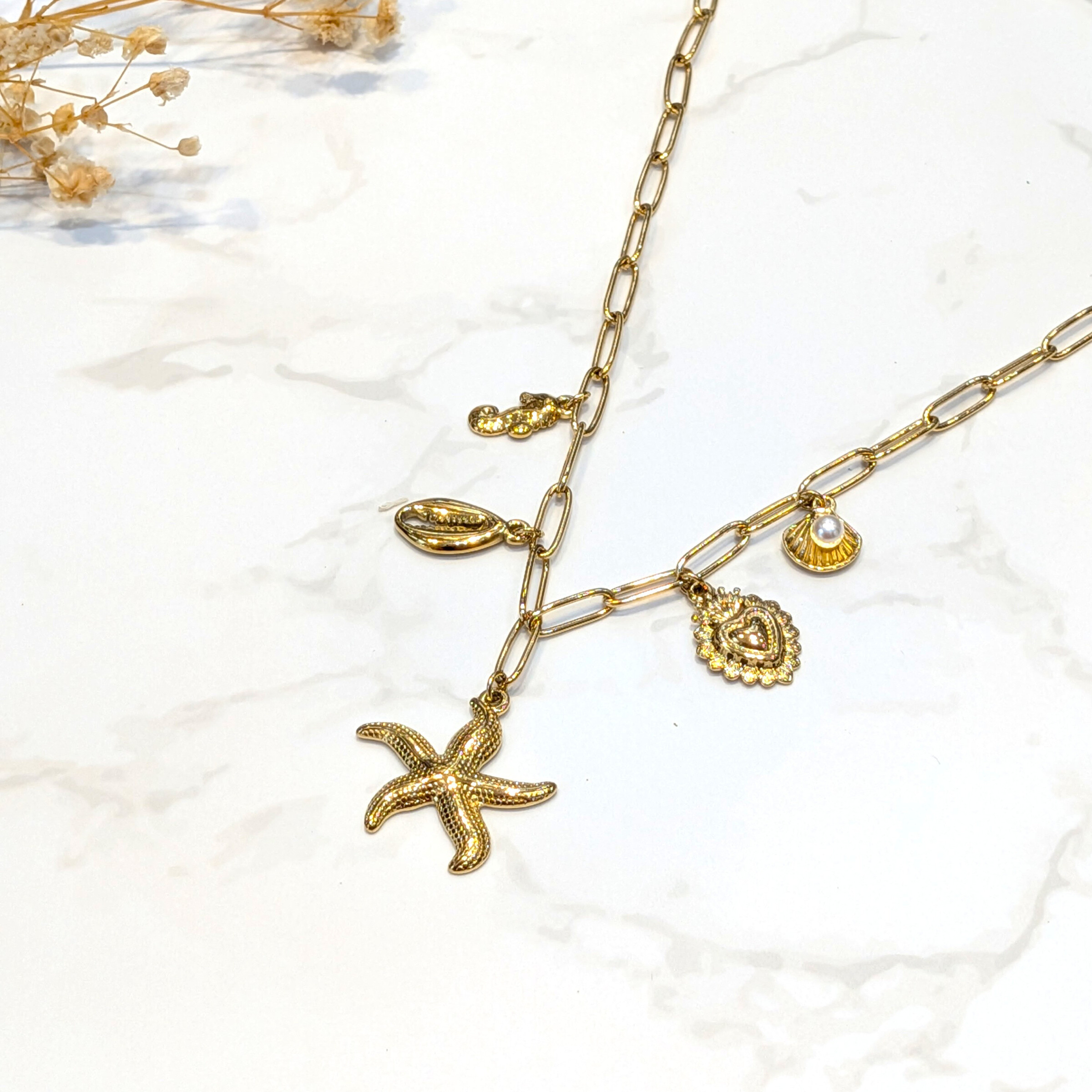 Wholesaler Lolo & Yaya - Stainless steel necklace Mickity