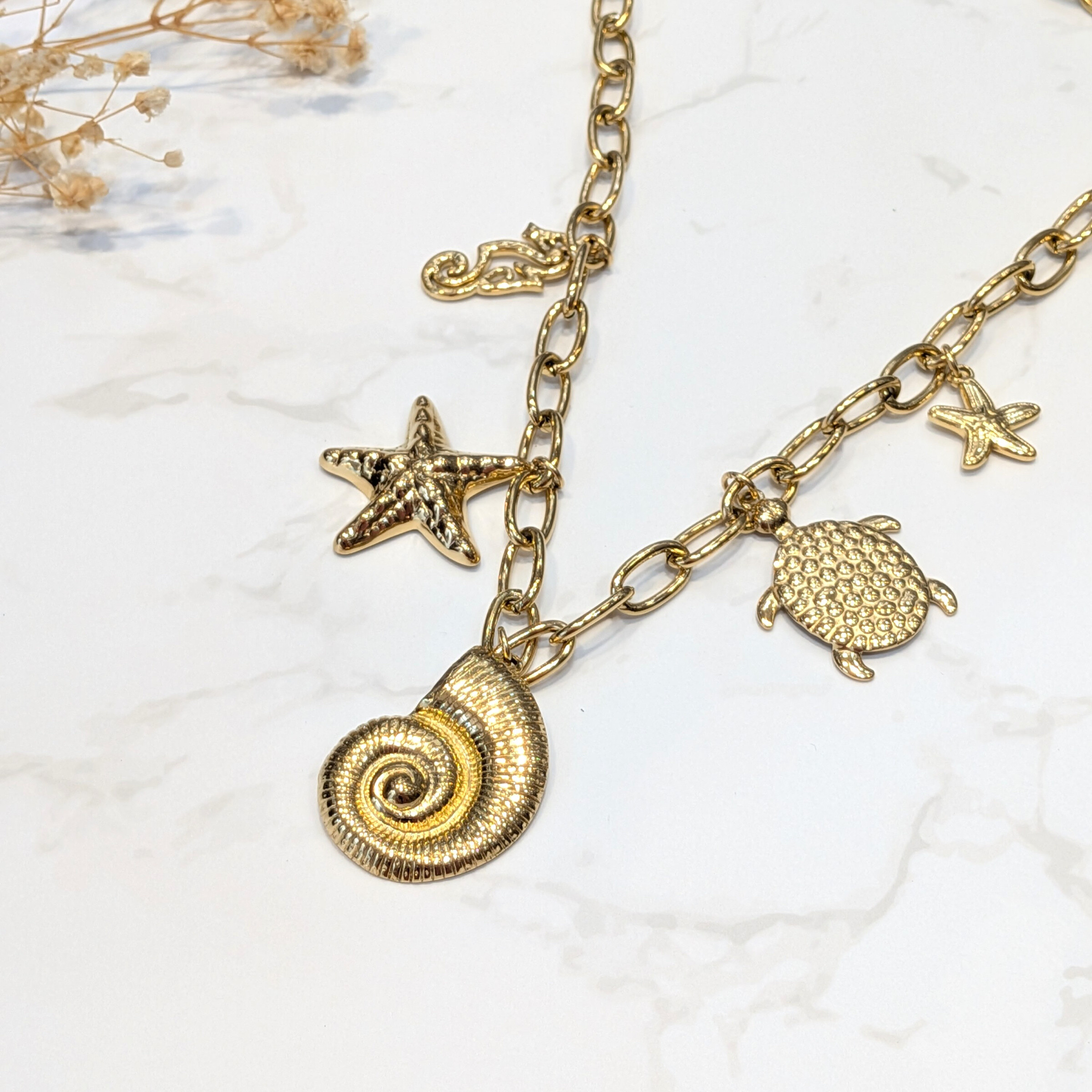 Wholesaler Lolo & Yaya - Stainless steel necklace Mickotienos