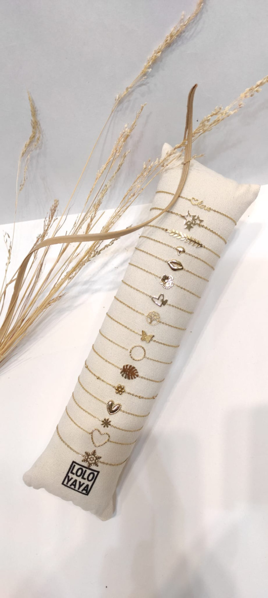 Wholesaler LOLO & YAYA - Set of 16 fine gold steel bracelets