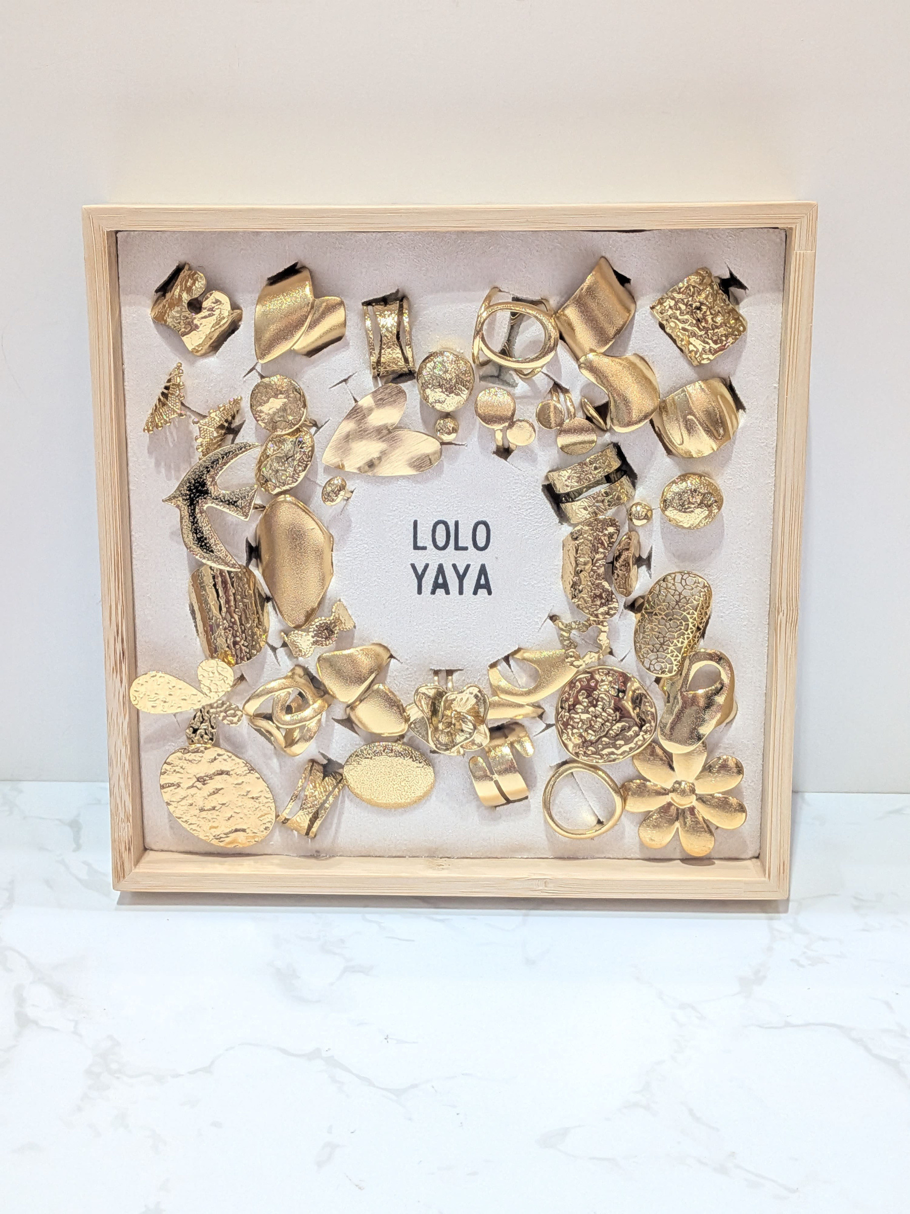 Wholesaler LOLO & YAYA - Set of 36 magnolia rings