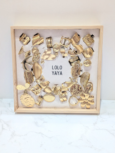 Grossista LOLO & YAYA - Set di 36 anelli magnolia Grossista LOLO & YAYA - Set di 36 anelli magnolia