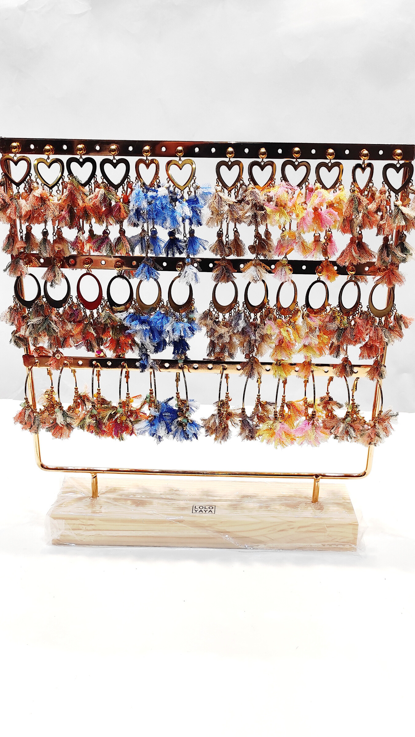 Mayorista Lolo & Yaya - Conjunto de 18 aretes/€ 5.90 por PC de acero en exhibición a 12 €