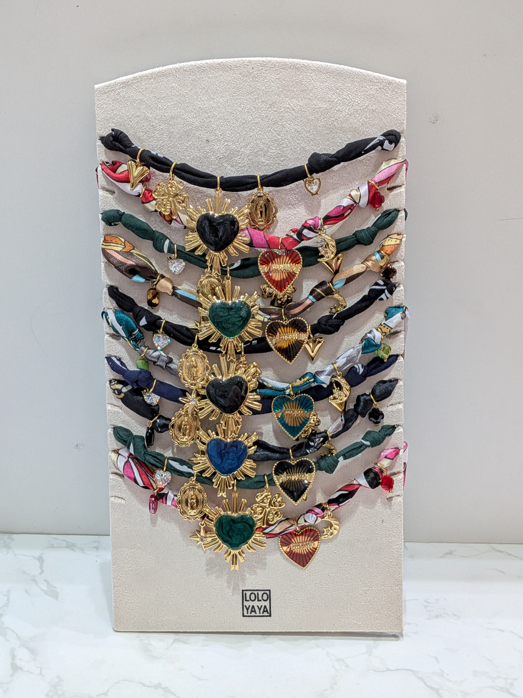 Grossiste LOLO & YAYA - Lot de 10 colliers love soleil
