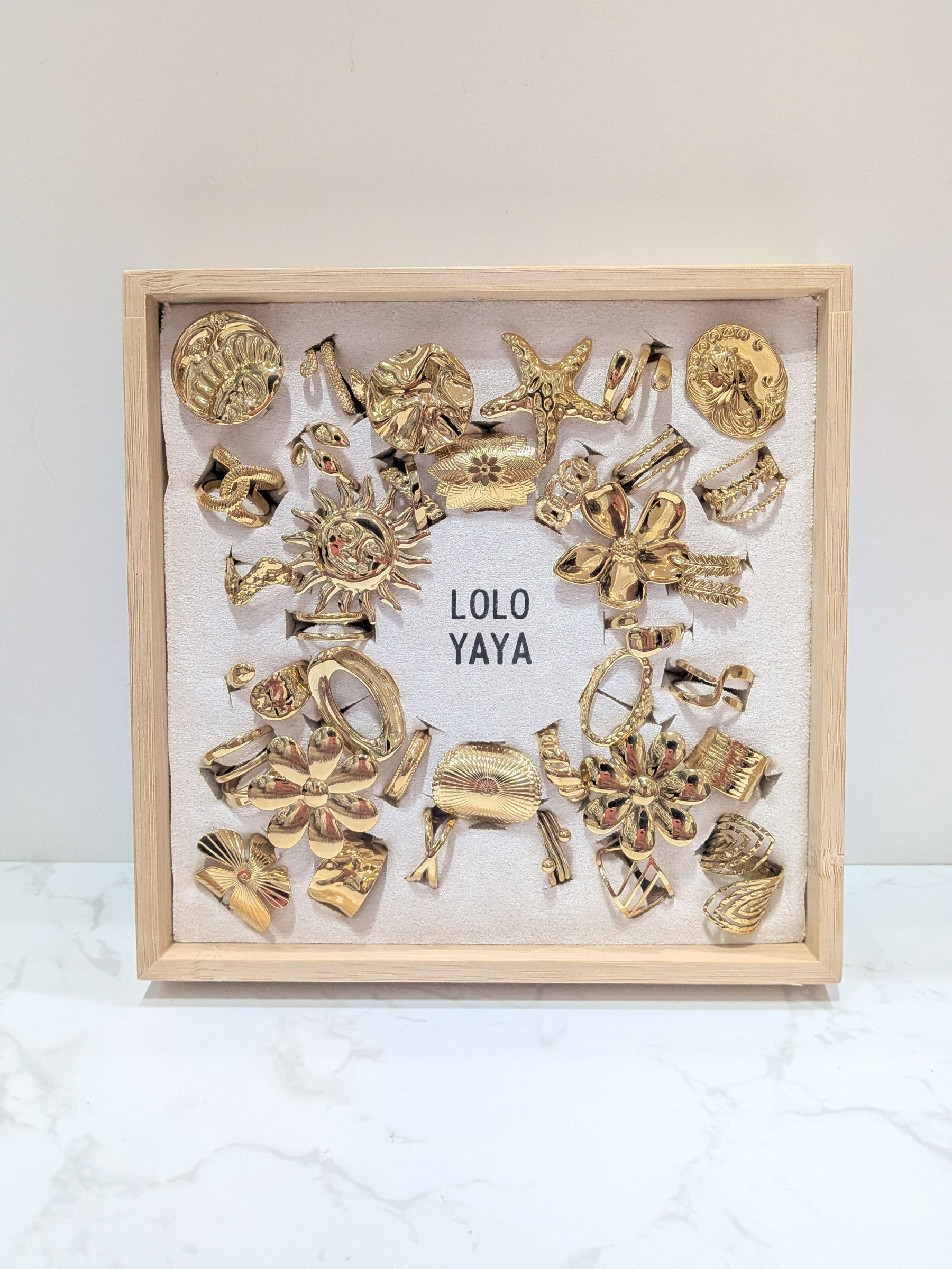 Grossista LOLO & YAYA - Set di 36 anelli Asteria