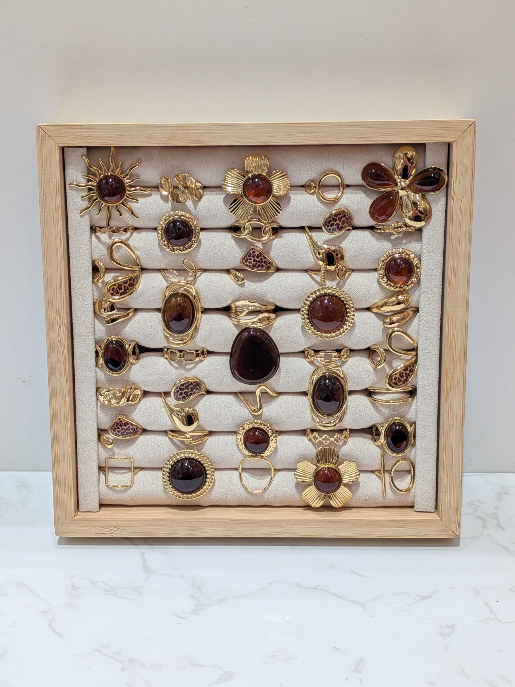 Mayorista LOLO & YAYA - Lote de 40 anillos de opulencia