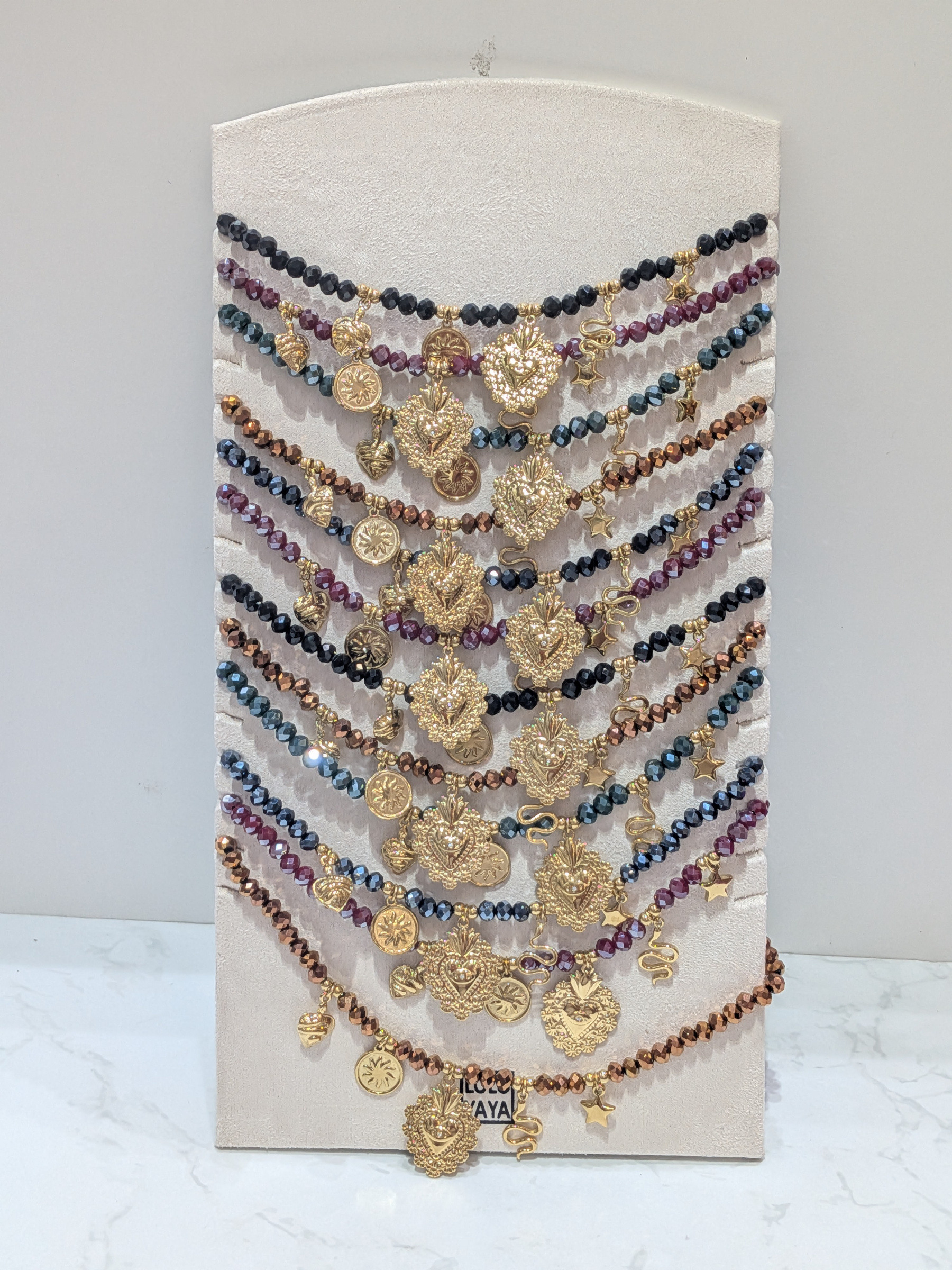 Grossiste LOLO & YAYA - Lot de 12 colliers Anubisah