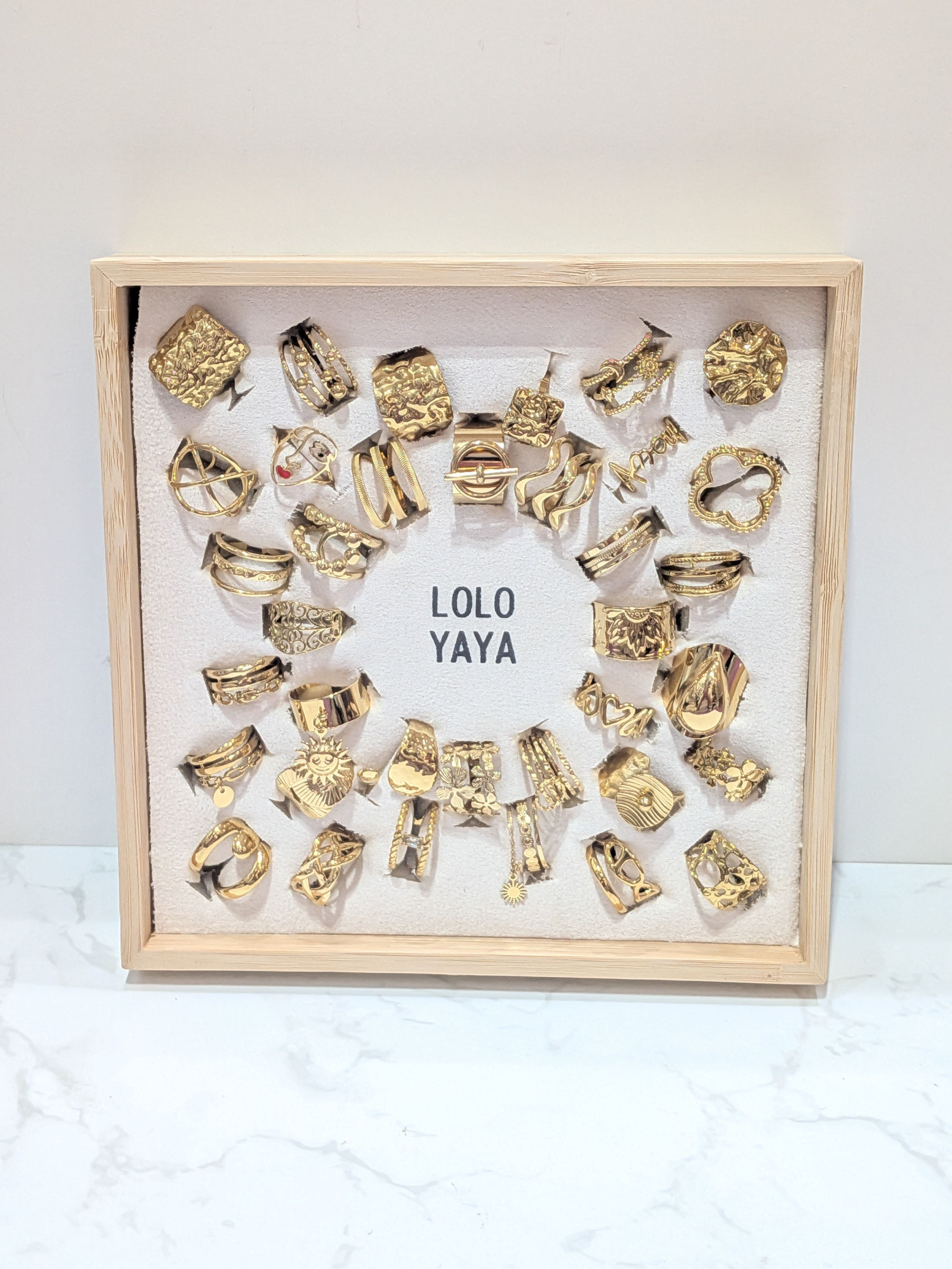 Wholesaler LOLO & YAYA - Set of 36 Amara rings