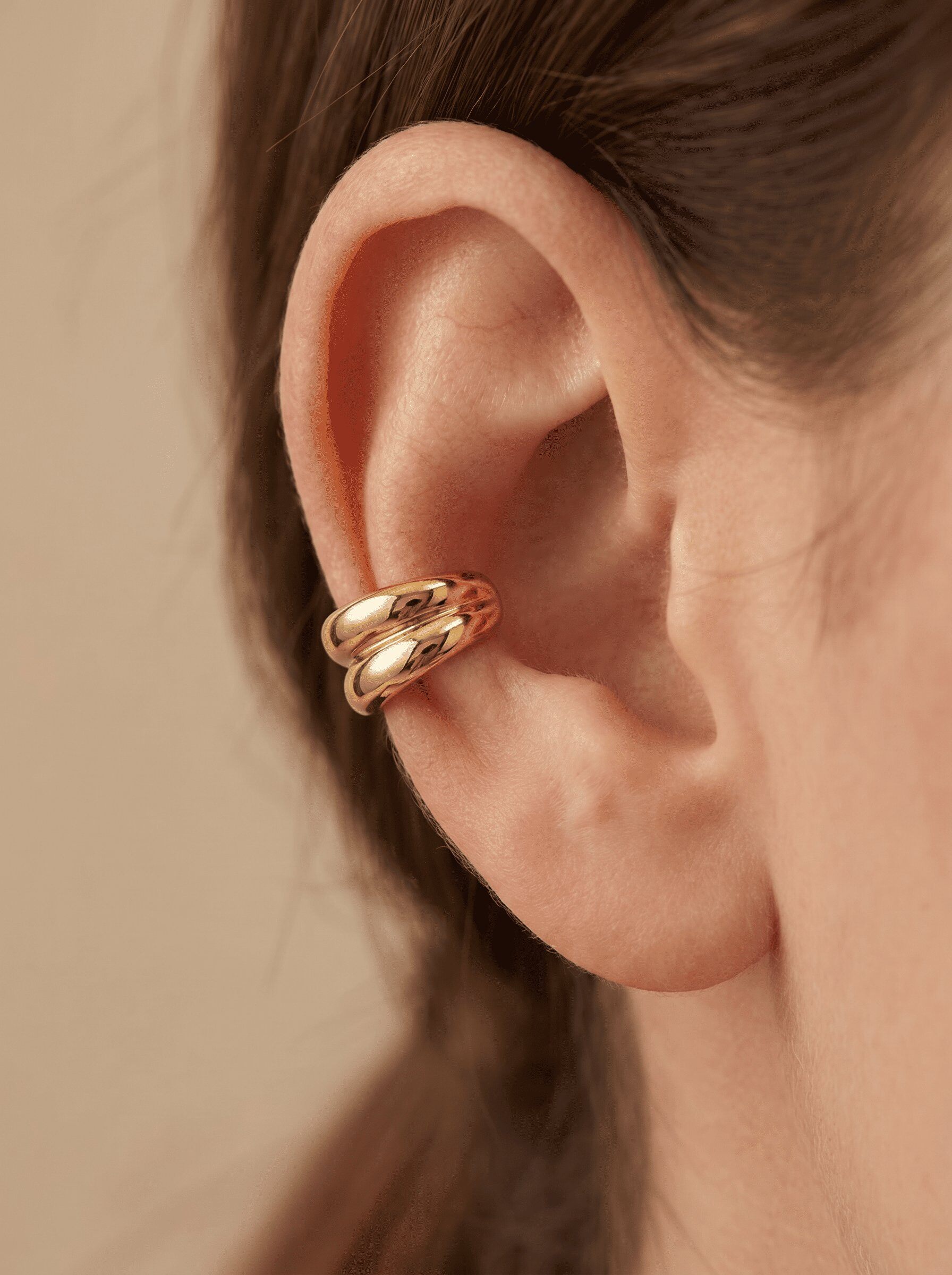 Grossiste LOLO & YAYA - Ear Cuff Double Wave