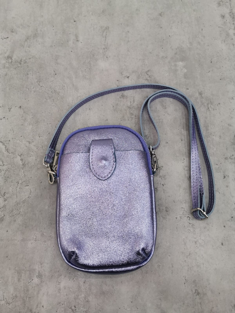 Grossiste Lorenzo - Grande pochette téléphone en cuir