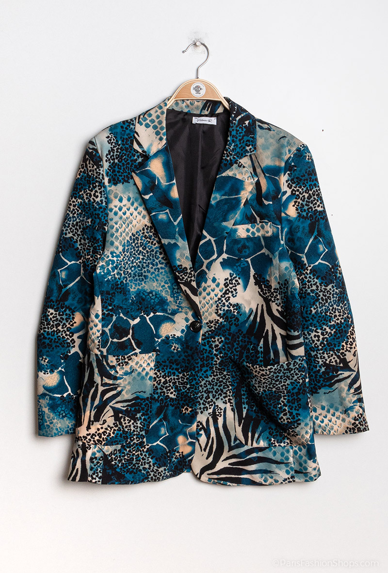 Mayorista Loriane - Blazer con animal estampación