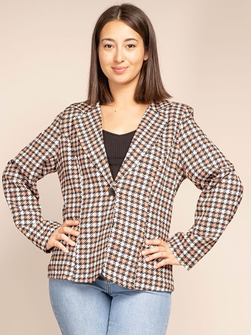 Grossista Loriane - Blazer a quadri