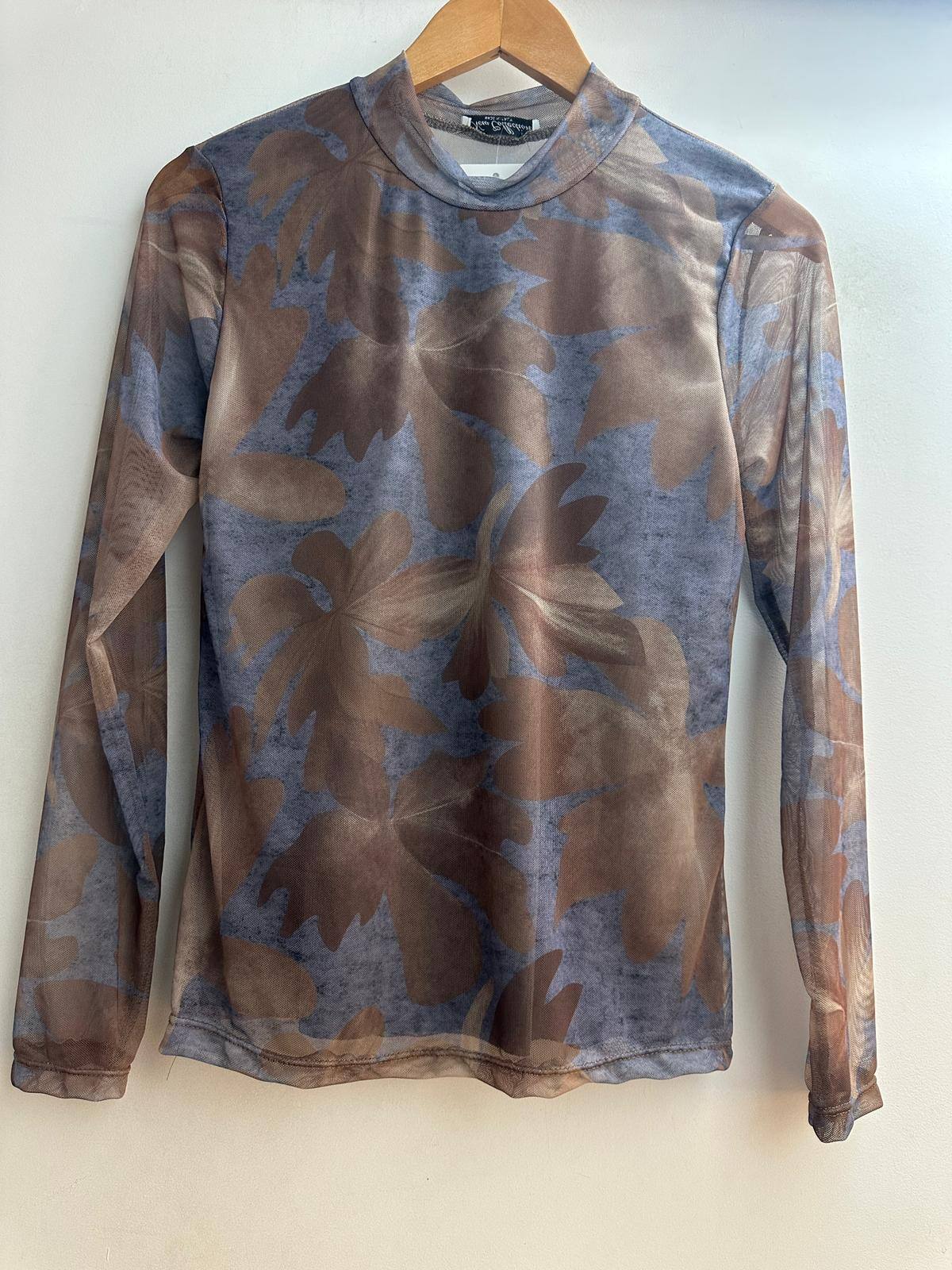 Mayorista Loriane - Blusa de tul estampada