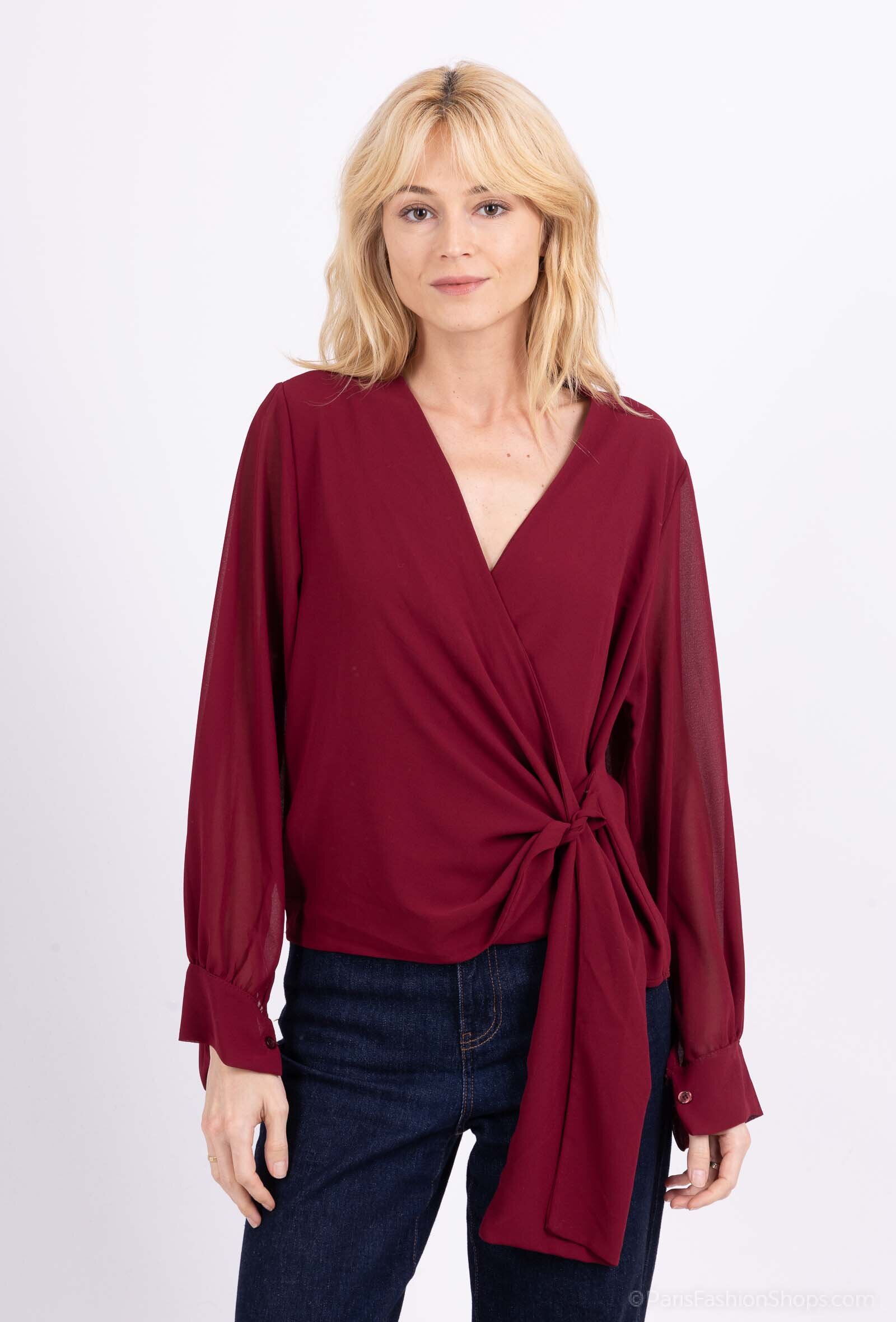Mayorista Loriane - Blusa cruzada para atar