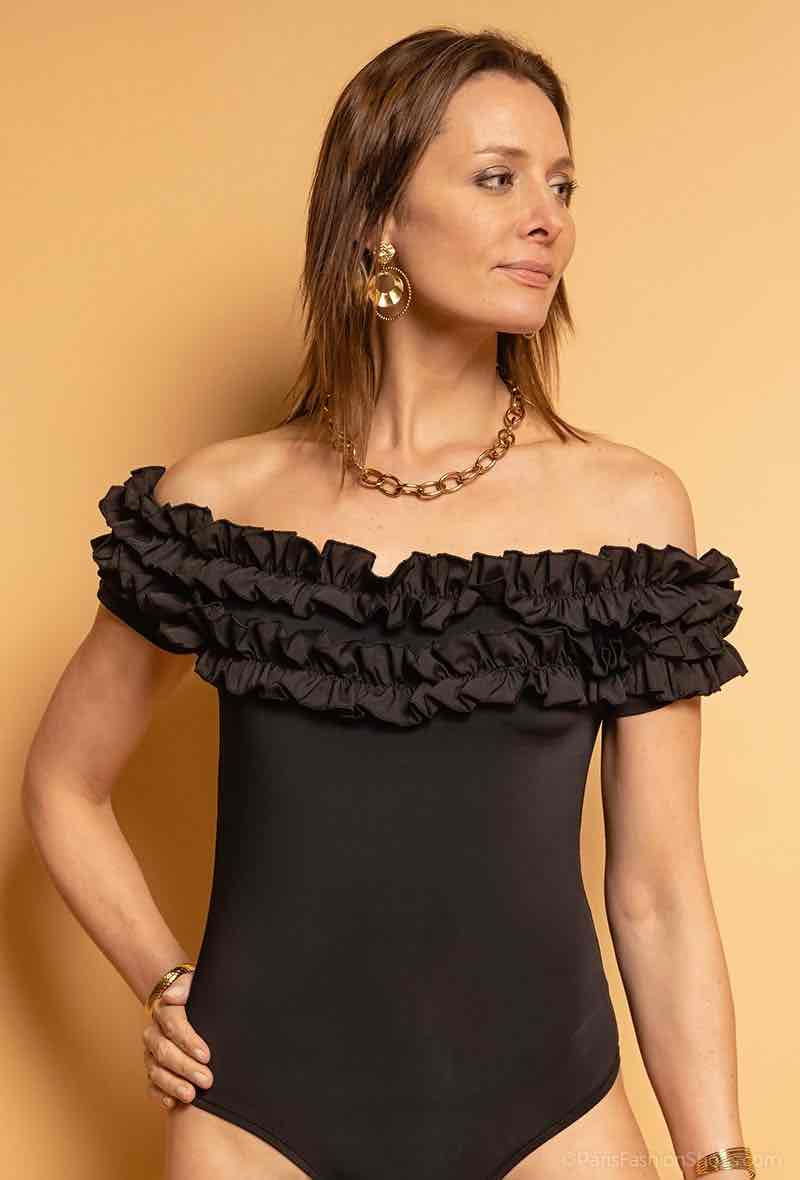 Wholesaler Loriane - Body with ruffles