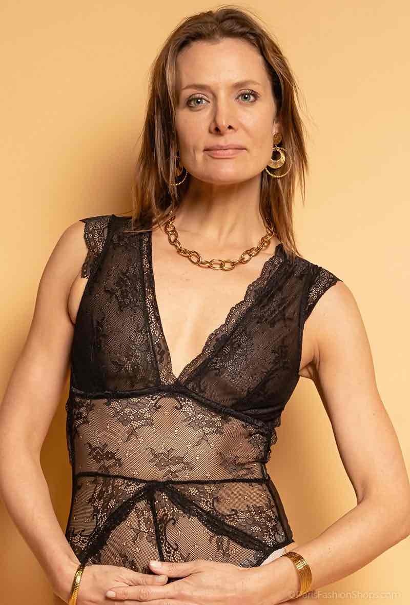 Grossista Loriane - Body in pizzo