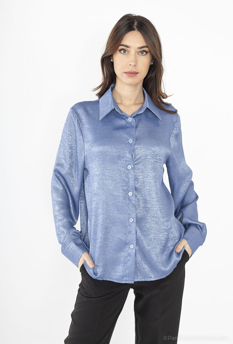 Wholesaler Loriane - Shiny plain shirt