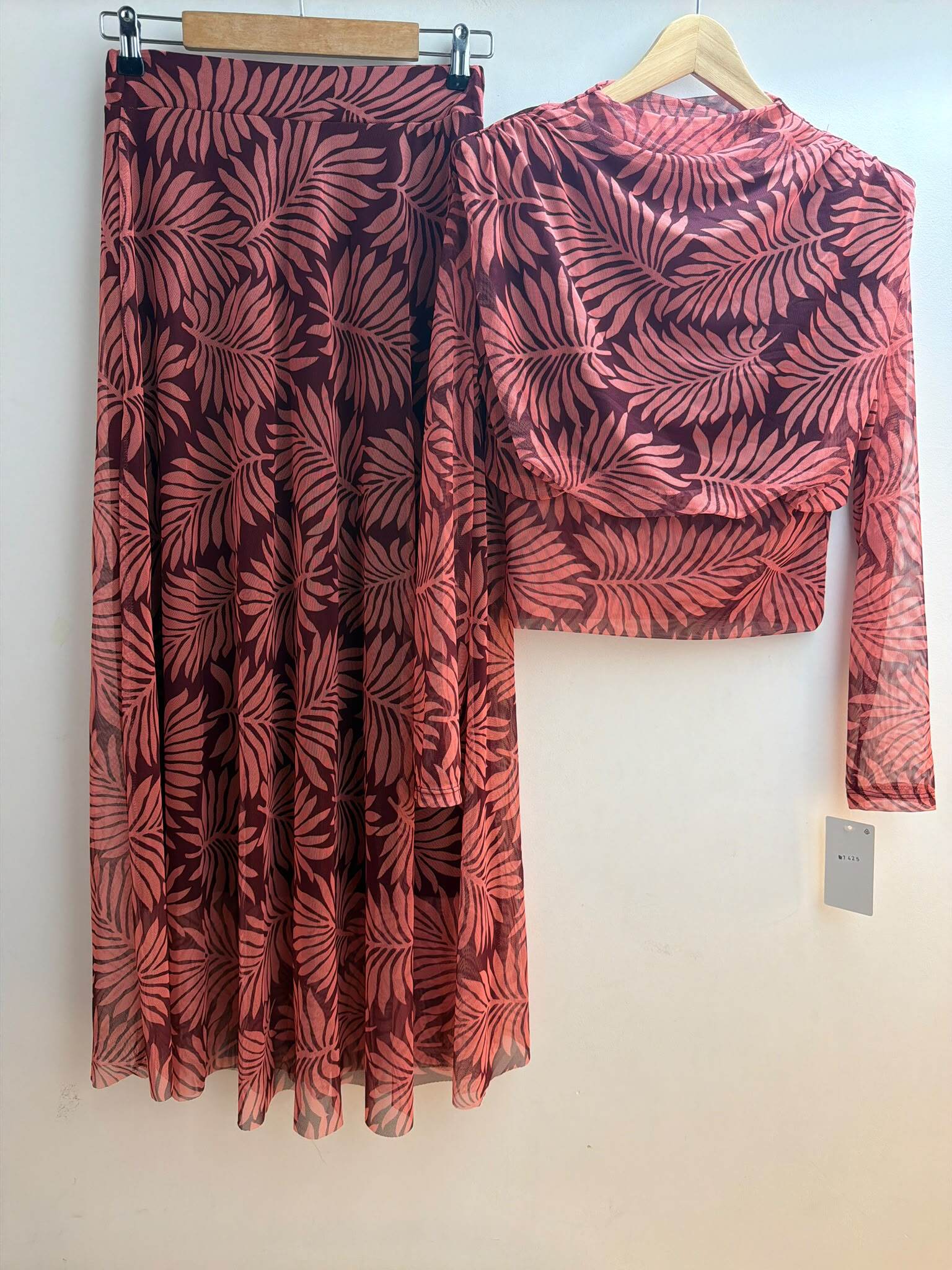 Mayorista Loriane - Conjunto de tul estampado