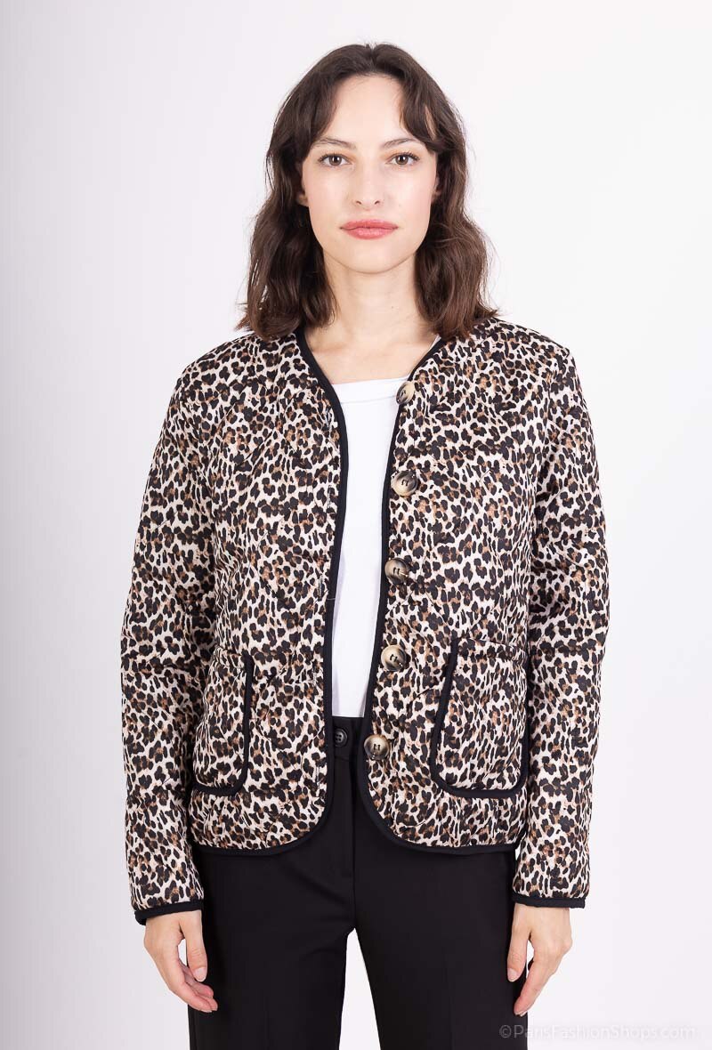 Grossista Loriane - Cardigan a stampa leopardata