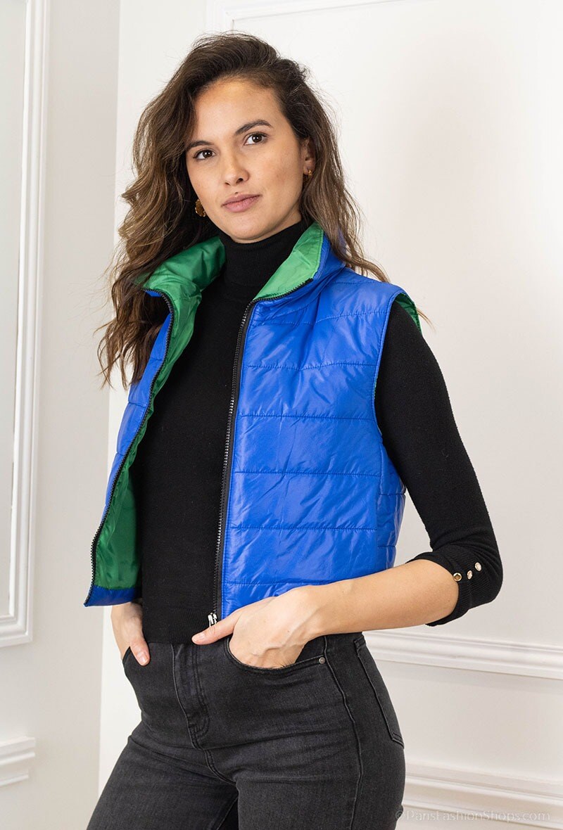 Wholesaler Loriane - Sleeveless short puffer jacket