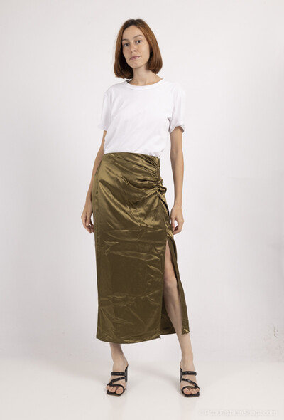 Grossiste Loriane - Jupe longue uni Grossiste Loriane - Jupe longue uni