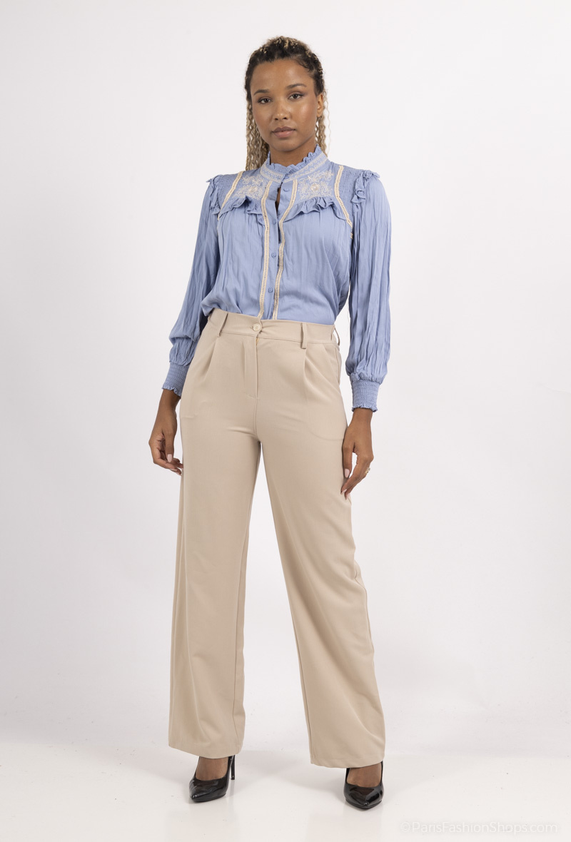 Grossiste Loriane - Pantalon uni