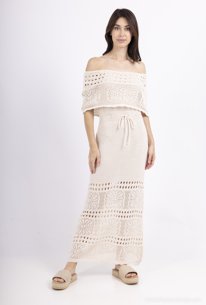 Wholesaler Loriane - Long embroidered dress