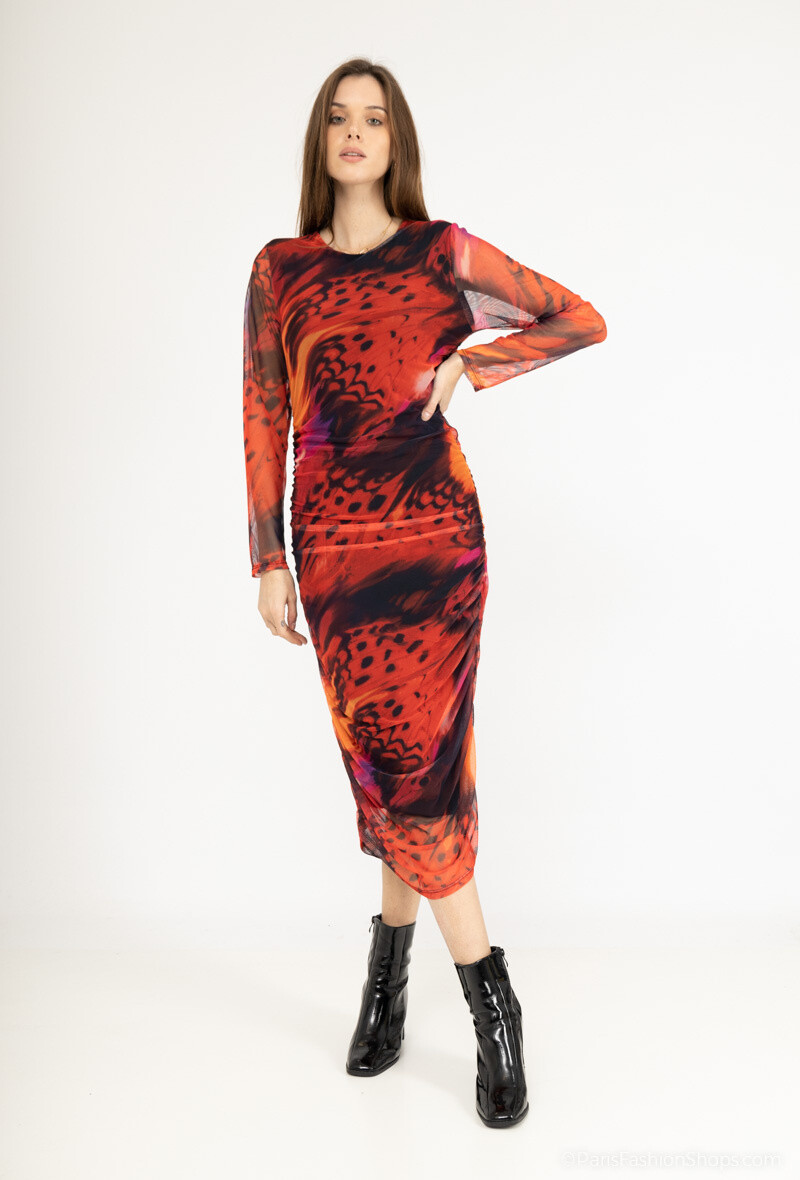 Grossista Loriane - Abito lungo in mesh
