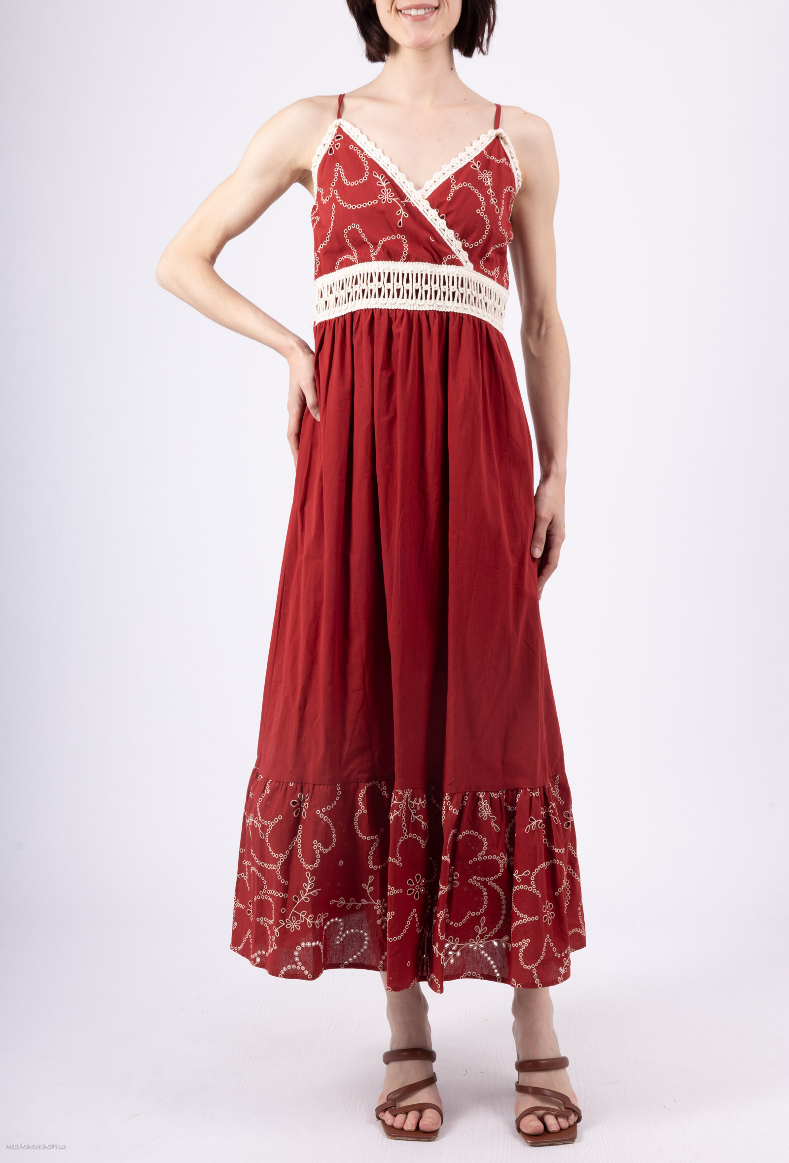 Großhändler Loriane - Langes Trägerkleid