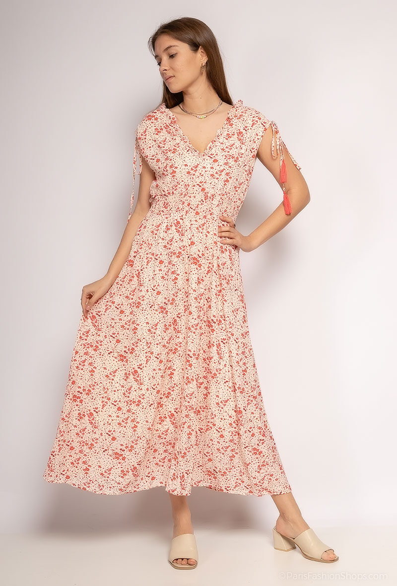 Großhändler Loriane - Bedrucktes Maxikleid