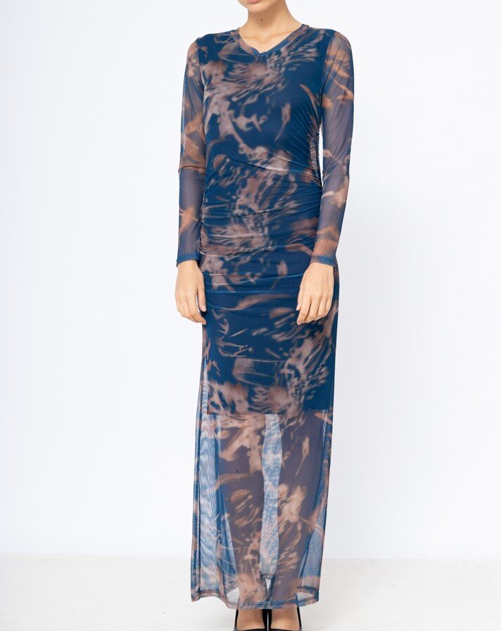 Mayorista Loriane - Vestido largo estampado