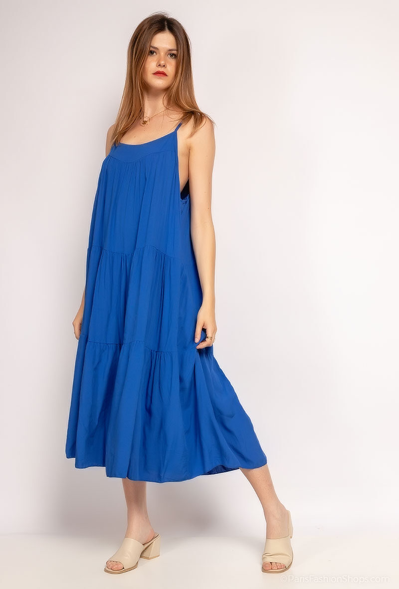 Mayorista Loriane - Vestido midi fluido
