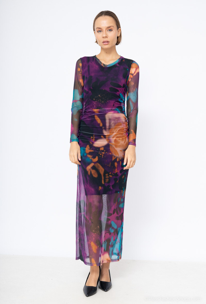 Mayorista Loriane - Vestido largo estampado