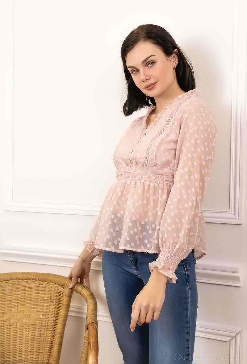 Mayorista Loriane - Blusa de encaje