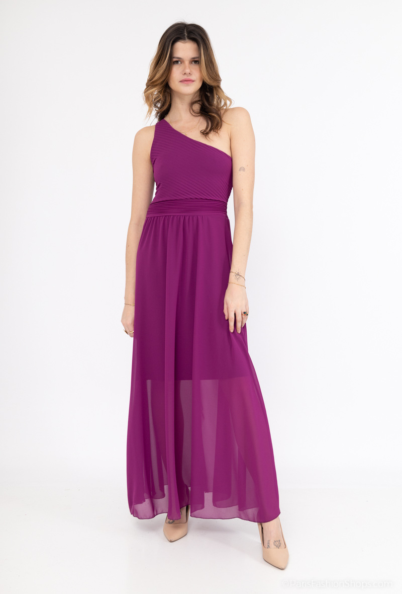 Mayorista Loriane - Vestido largo plisado
