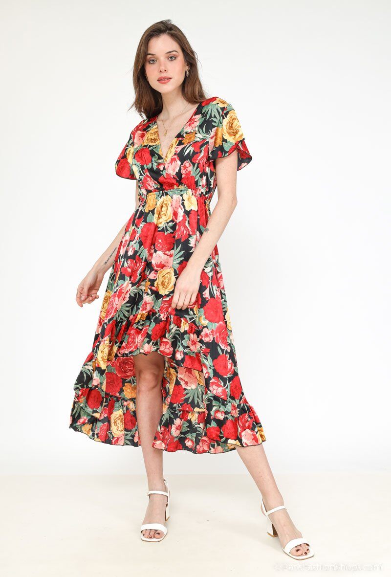 Mayorista Loriane - Vestido con estampado floral