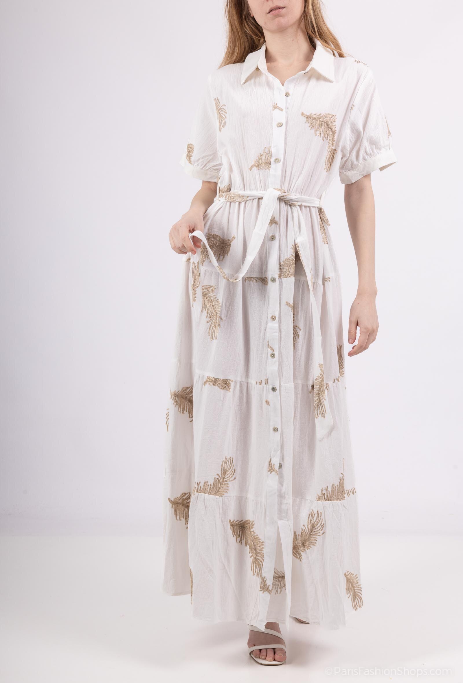 Grossista Loriane - Abito camicia lungo