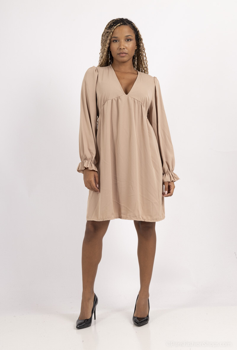 Wholesaler Loriane - Solid color short dress