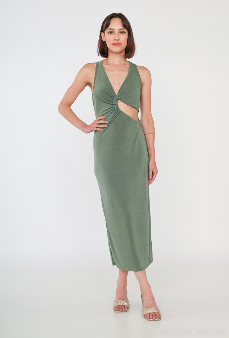Großhändler Loriane - Asymmetrisches langes Kleid