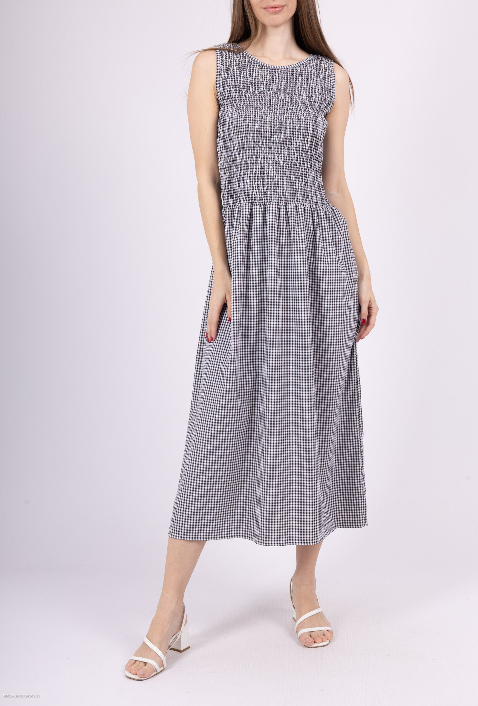Grossiste Loriane - Robe longues à carreaux