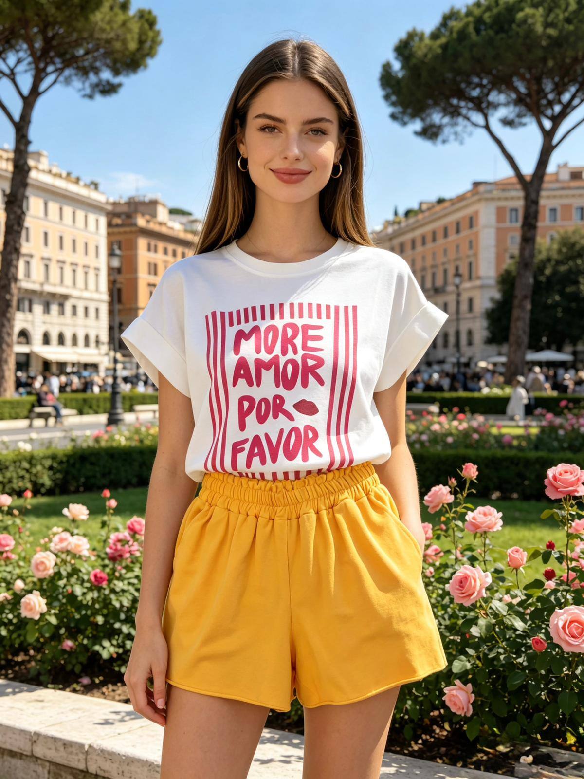 Grossista Loriane - Pantaloncini a tinta unita