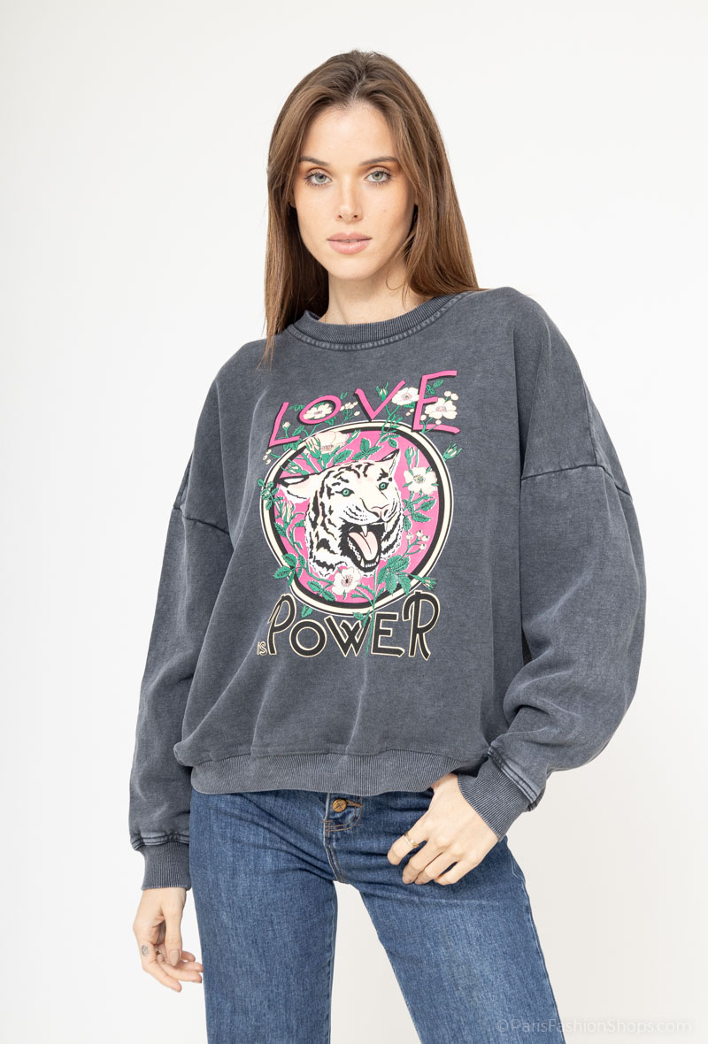 Wholesaler Loriane - PRINTED SWEATER