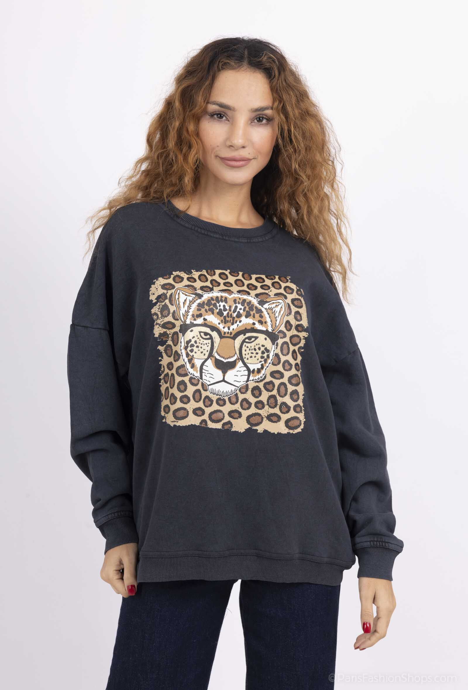 Wholesaler Loriane - Printed sweatshirt