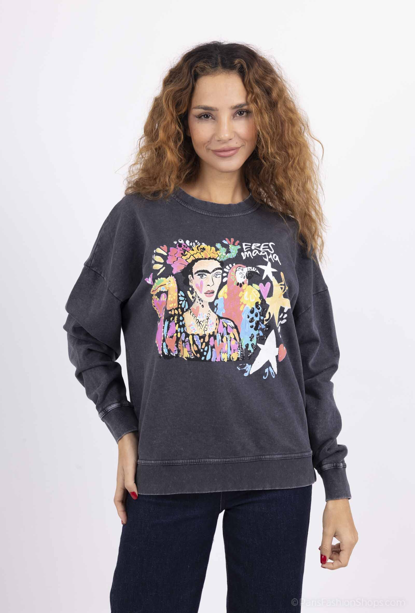 Wholesaler Loriane - Printed sweatshirt