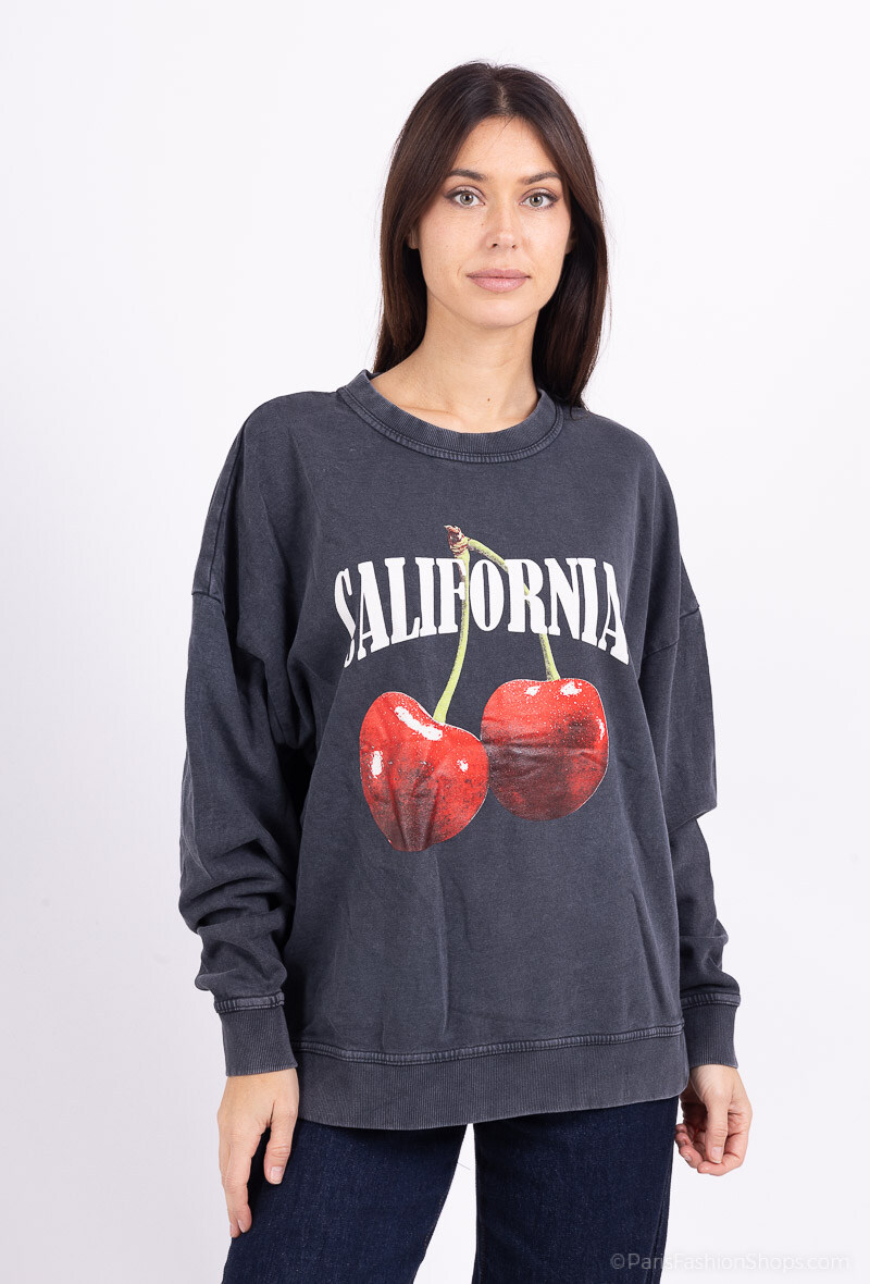 Wholesaler Loriane - Faded print sweatshirt