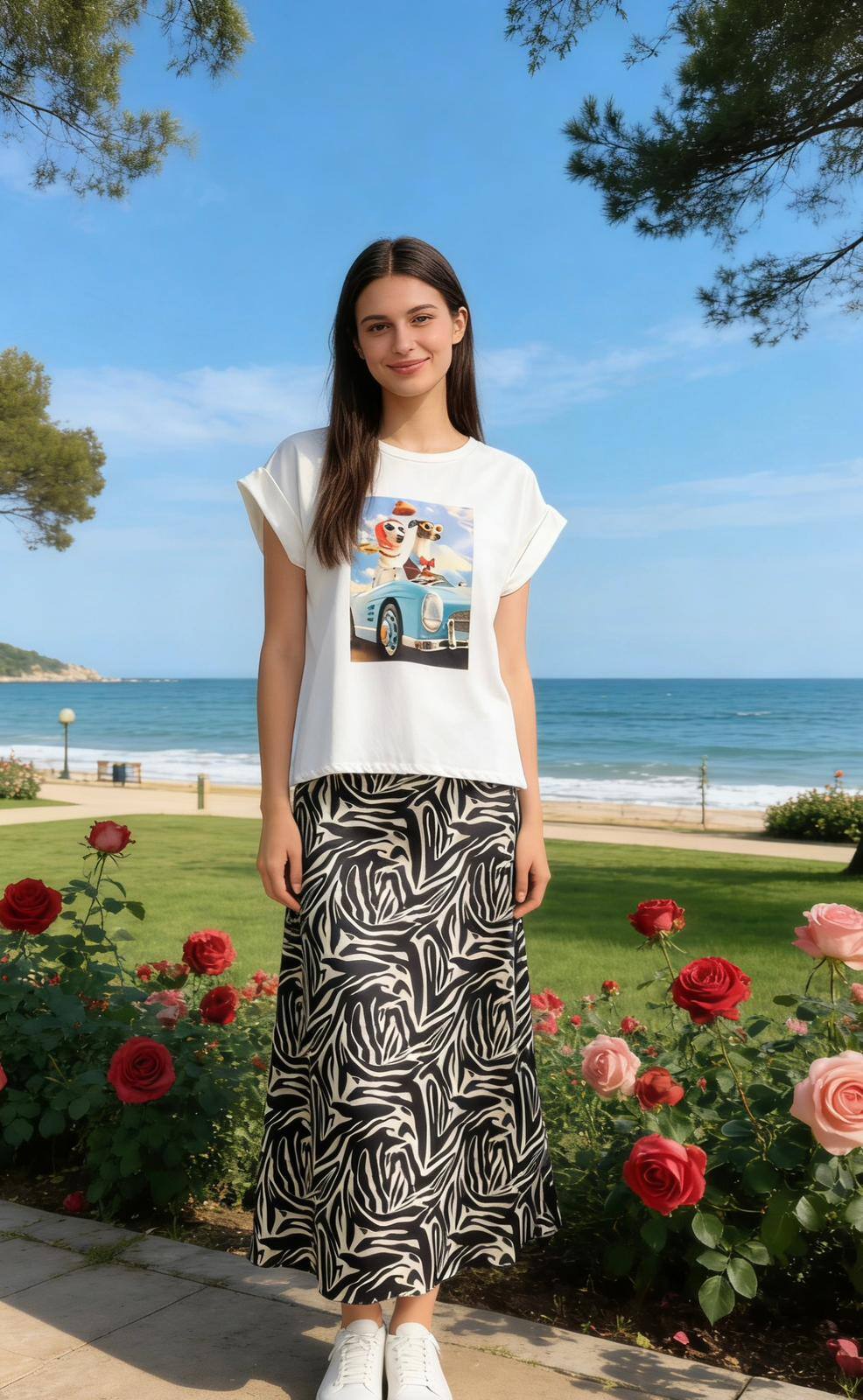 Grossista Loriane - T-shirt stampata