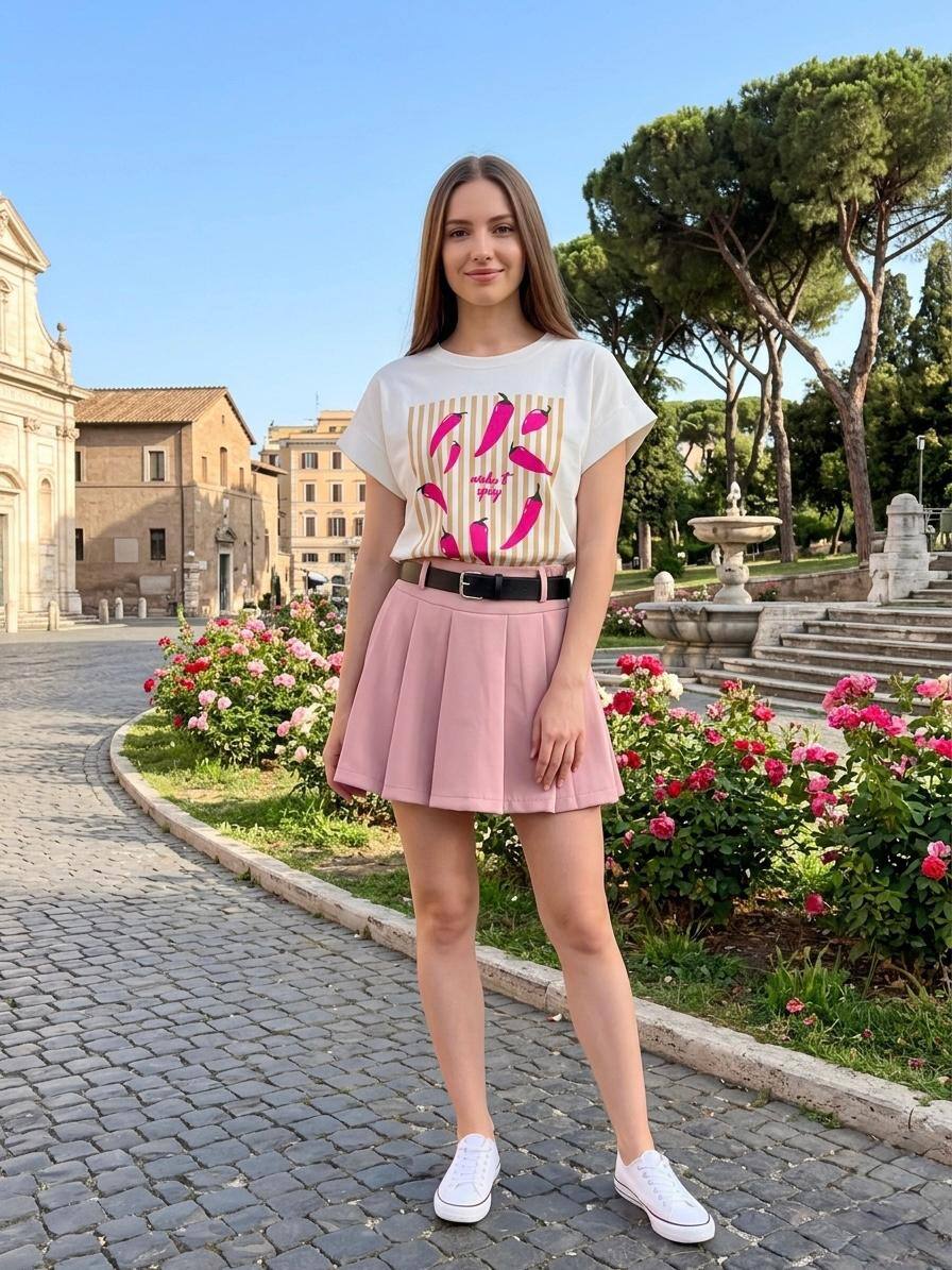 Grossista Loriane - T-shirt stampata